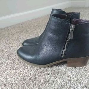 Kensie leather ankle booties 7